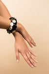 Lexie Silver and black bracelet