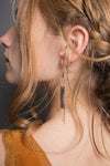 Miranda Powder pink earrings