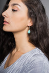 Scarlett gold plated silver earrings